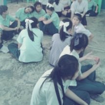 กิจกรรมที่ 1 ประชุมและออบแบบป้ายโครงการ